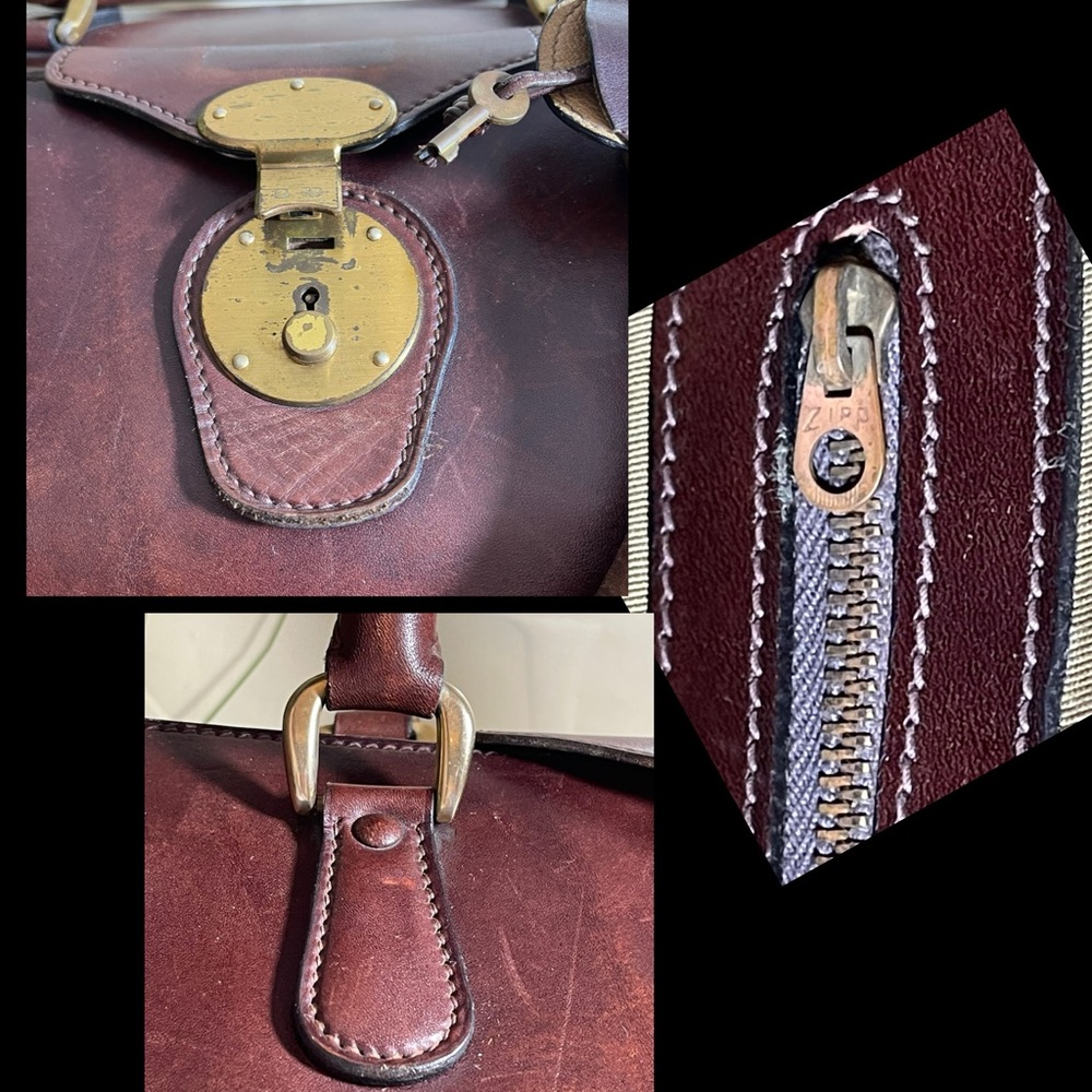 Gucci 1940's Train Case, RARE Giorgio Gucci - Picture 8 of 16